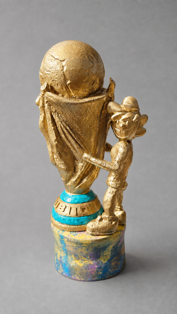 Rubiiecito Campeón — Escultura original