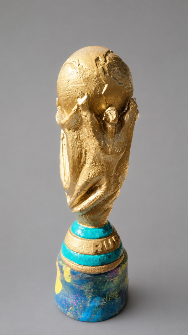 Rubiiecito Campeón — Escultura original