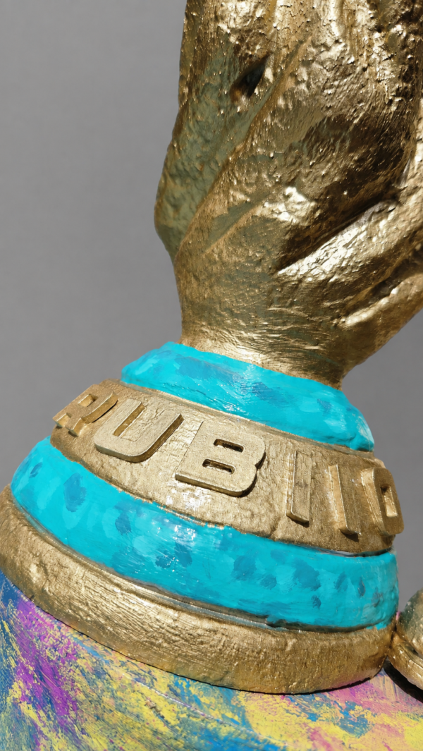 Rubiiecito Campeón — Escultura original