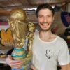Rubiiecito Campeón — Escultura original